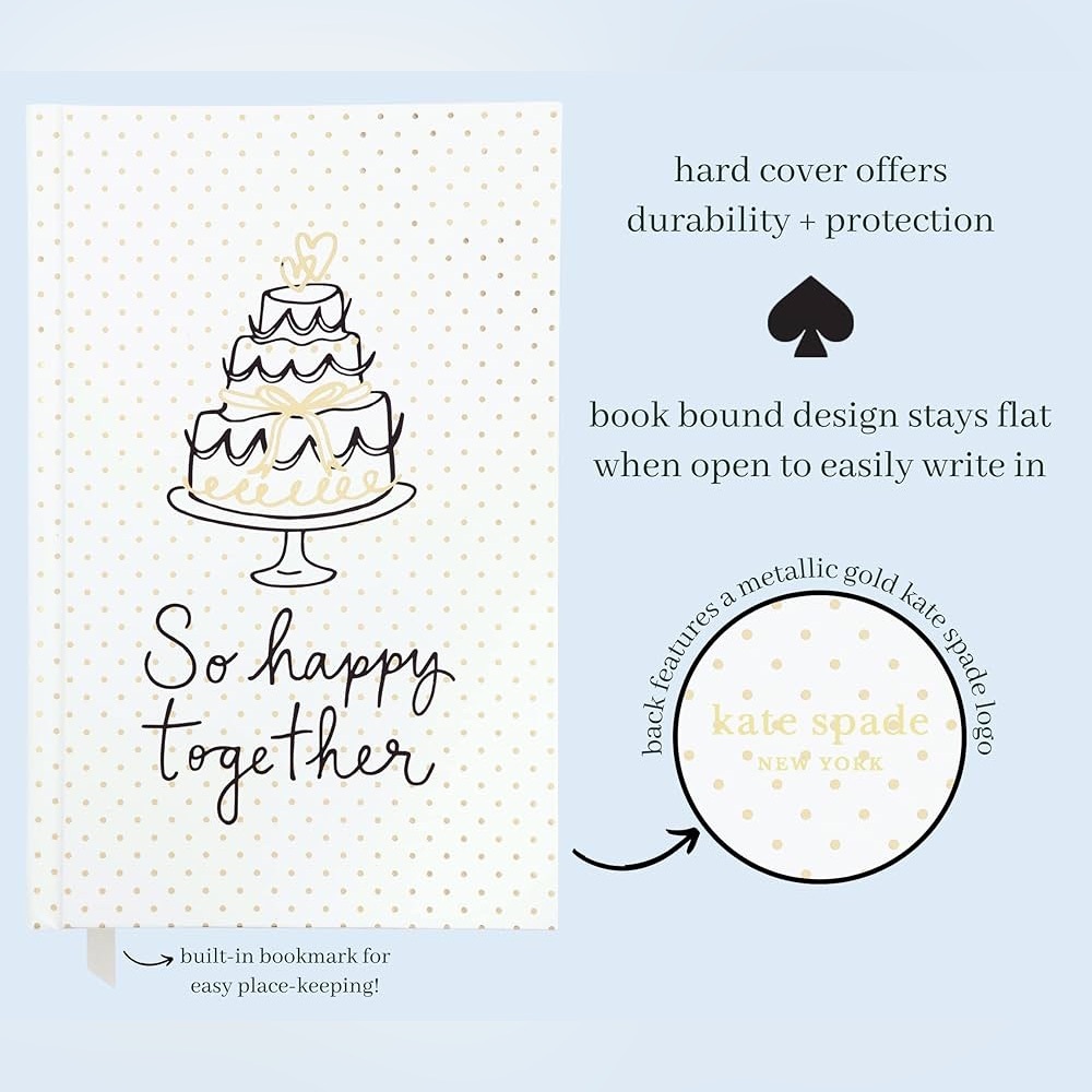 NEW Kate Spade Engagement Wedding Bride Bachelorette Planner Journal Book Gift - Picture 2 of 7